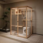 Panoramic Glass Cat Villa Cat Room Cattery Large Luxury Cat Cage Cat House Pet Shop Cat Cabinet - Image 27